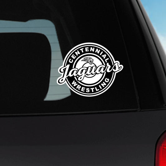 Vinyl Decal - (Centennial Jaguar Wrestling)