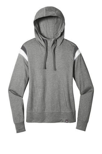 Ladies - New Era Heritage Blend Varsity Hoodie - (Nebraska Gold)