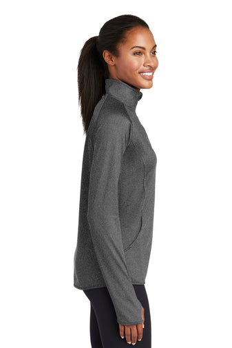 Ladies - Sport-Tek® Ladies Sport-Wick® Stretch 1/2-Zip Pullover- (Dental Connections)
