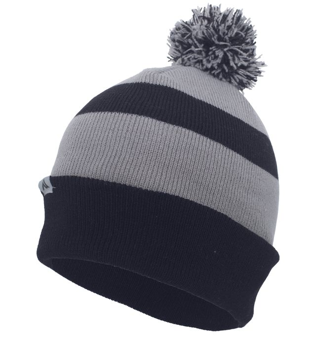 KNIT FOLD OVER POM-POM BEANIE