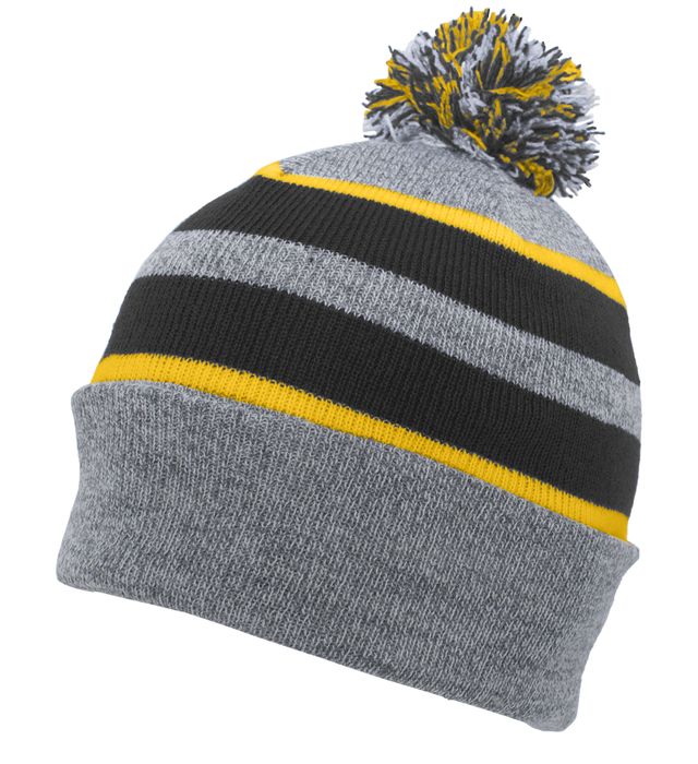 KNIT FOLD OVER POM-POM BEANIE