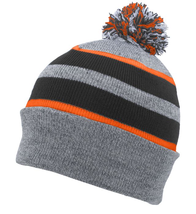 KNIT FOLD OVER POM-POM BEANIE