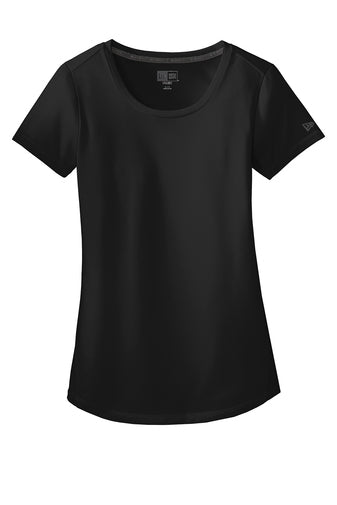 Ladies - New Era Performance Scoop Tee - (Nebraska Gold)