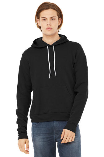 Adult - Bella+Canvas Hooded Pullover Sweatshirt - (Nebraska Gold)