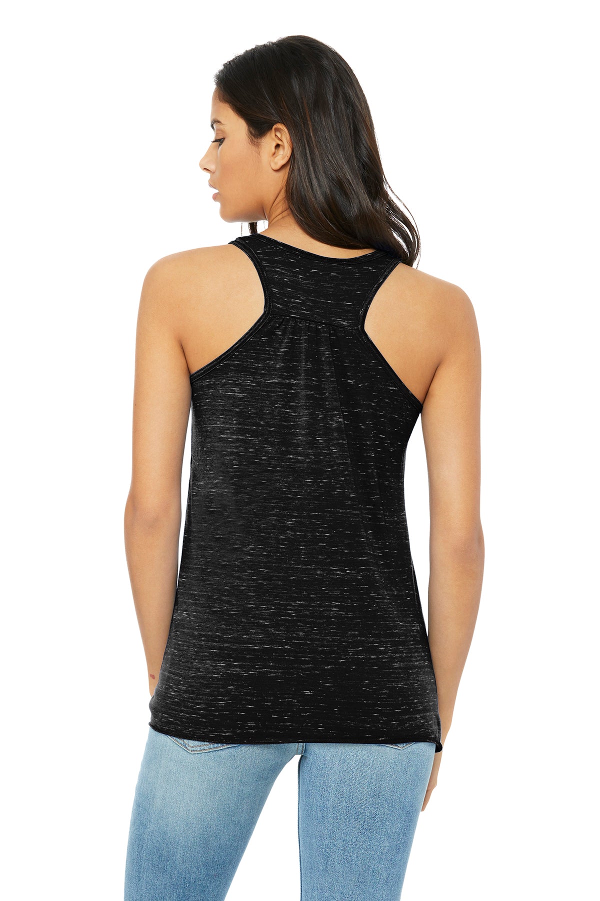 Ladies - Bella Flowy Racerback Tank - (Iowa Energy Baseball)