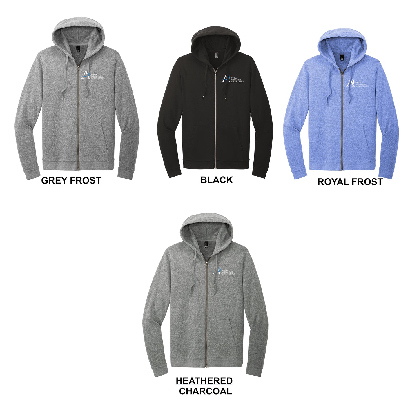 Adult - District Tri® Full Zip Hoodie (Ankeny Medical Park)