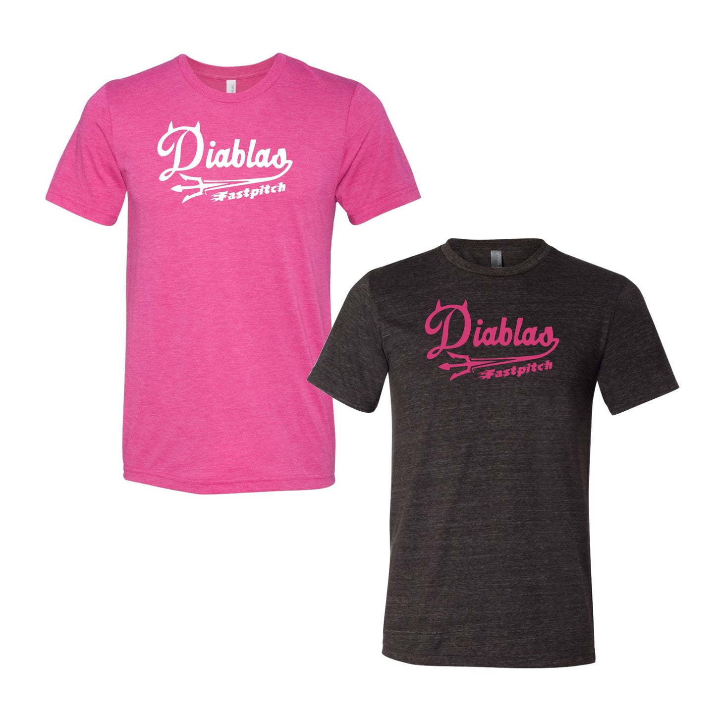 Adult - Unisex Triblend Tee - Diablas (Pink)