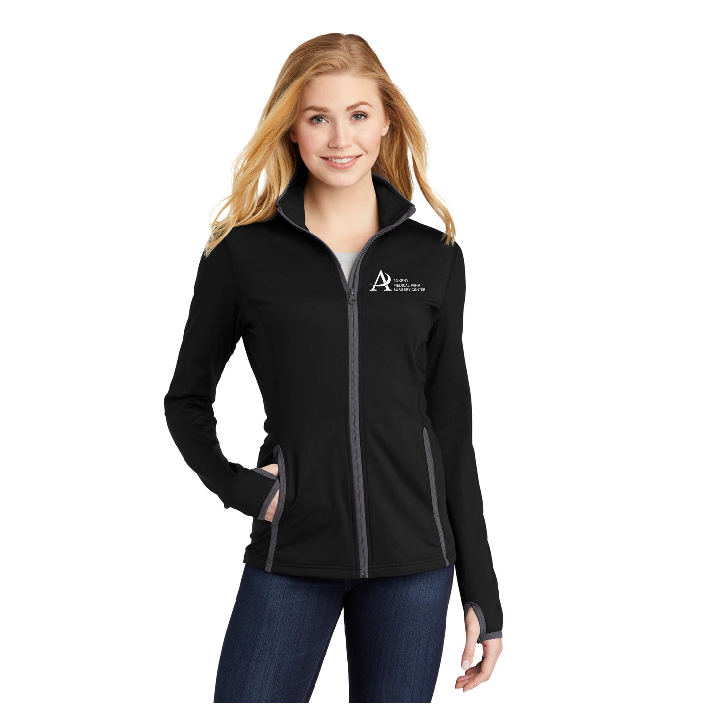 Ladies -Sport Tek Stretch Full-Zip Jacket (Ankeny Medical Park)