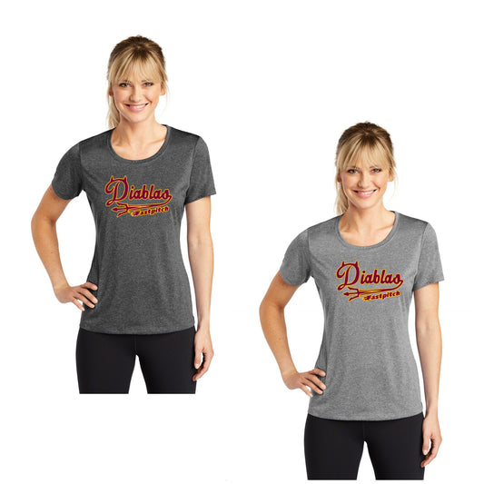 Ladies - Heather Contenderâ„¢ Scoop Neck Tee - (Diablas)