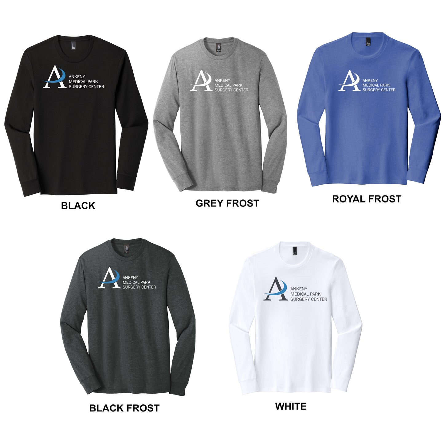 Adult - District Unisex Perfect Blend Long Sleeve Tee- (Ankeny Medical Park)
