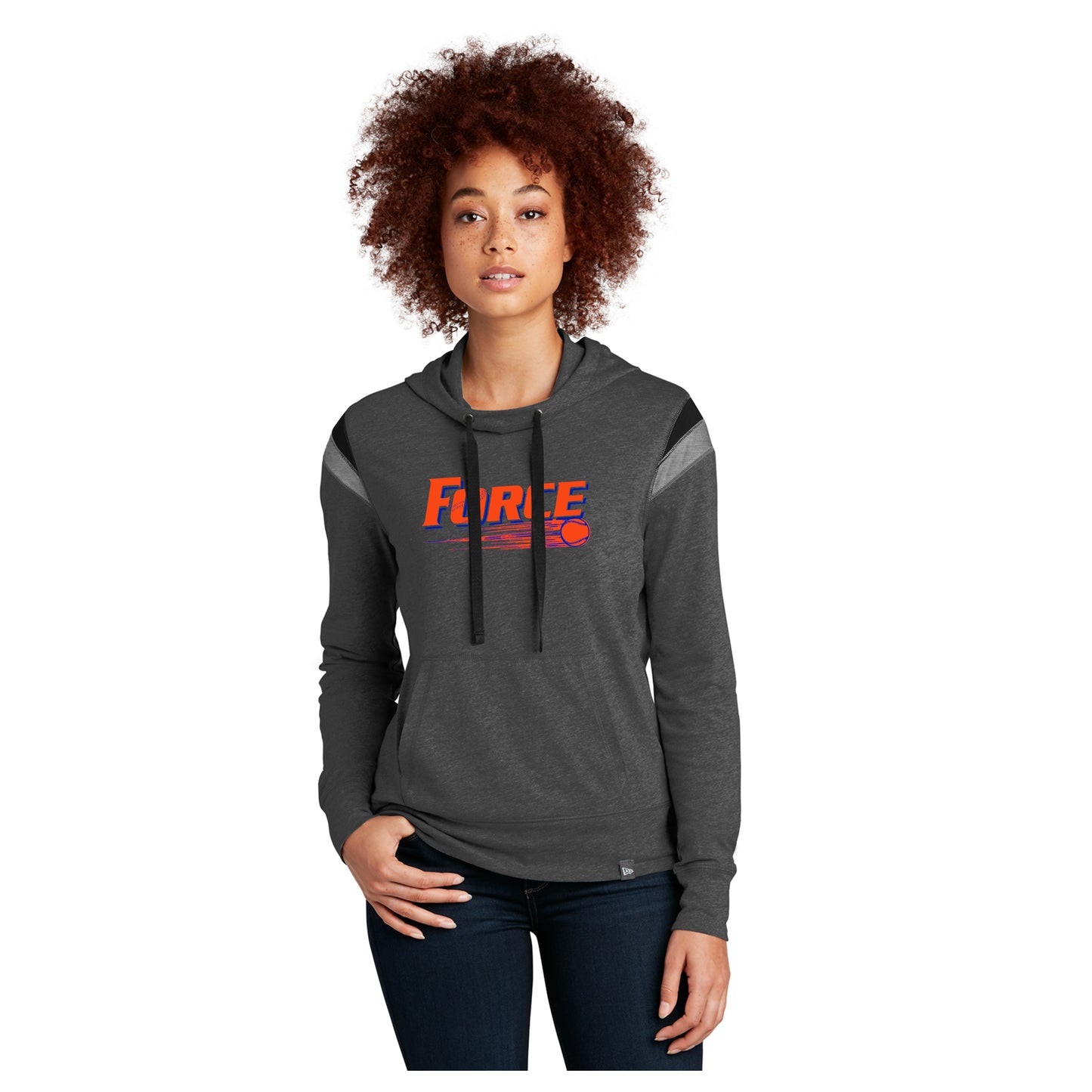 Ladies - Heritage Blend Varsity Hoodie - (Force Softball)