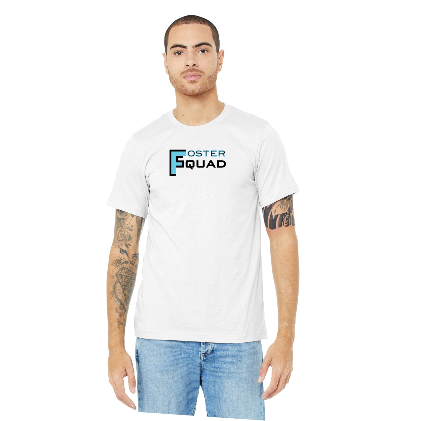 Adult - Bella Unisex Cotton/Poly Tee ( (Foster Squad)