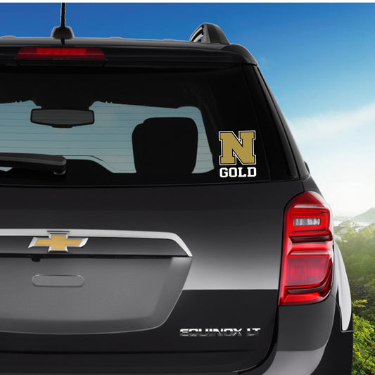Car Decal - Nebraska Gold