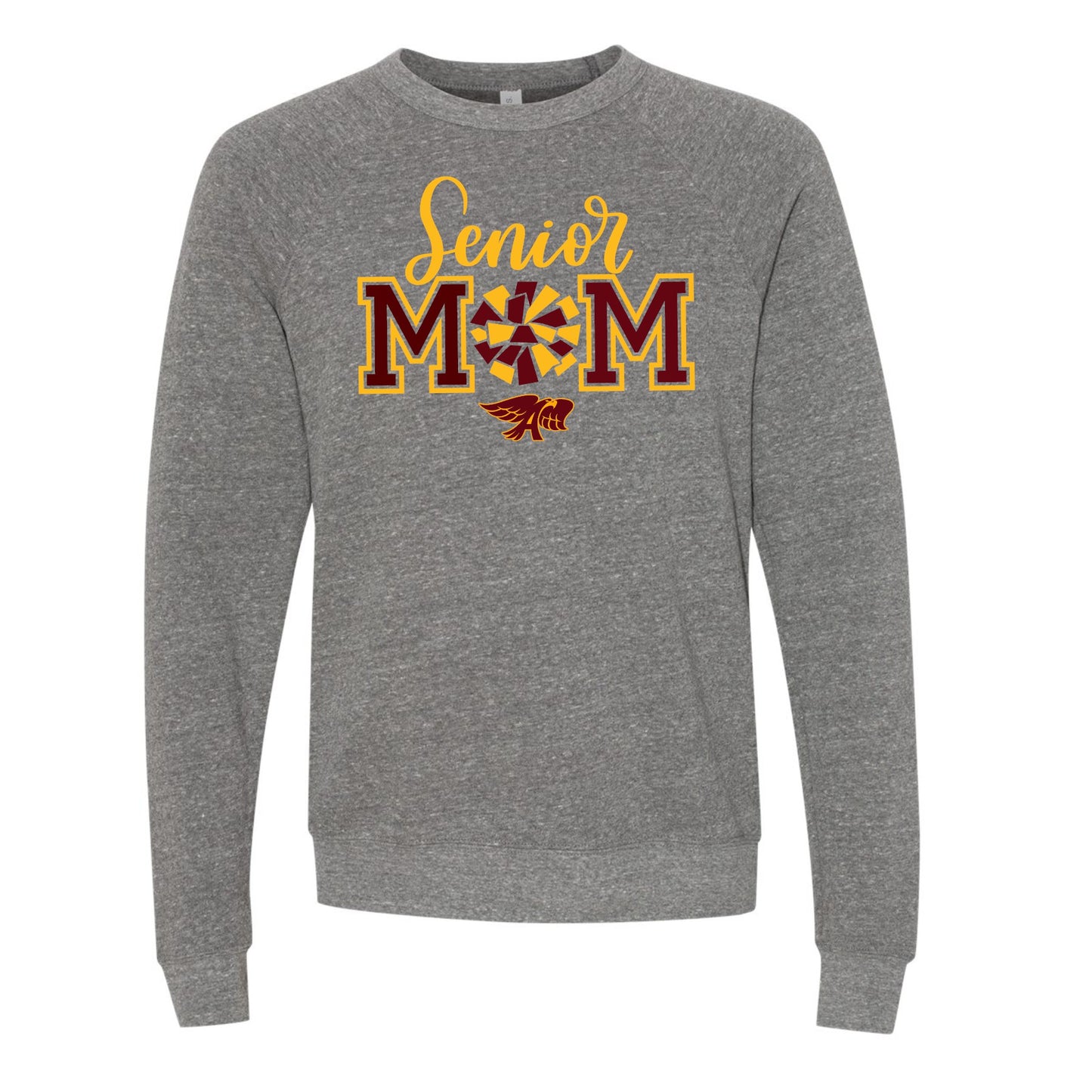 Senior Mom Hawk Cheer (6 Apparel Choices)