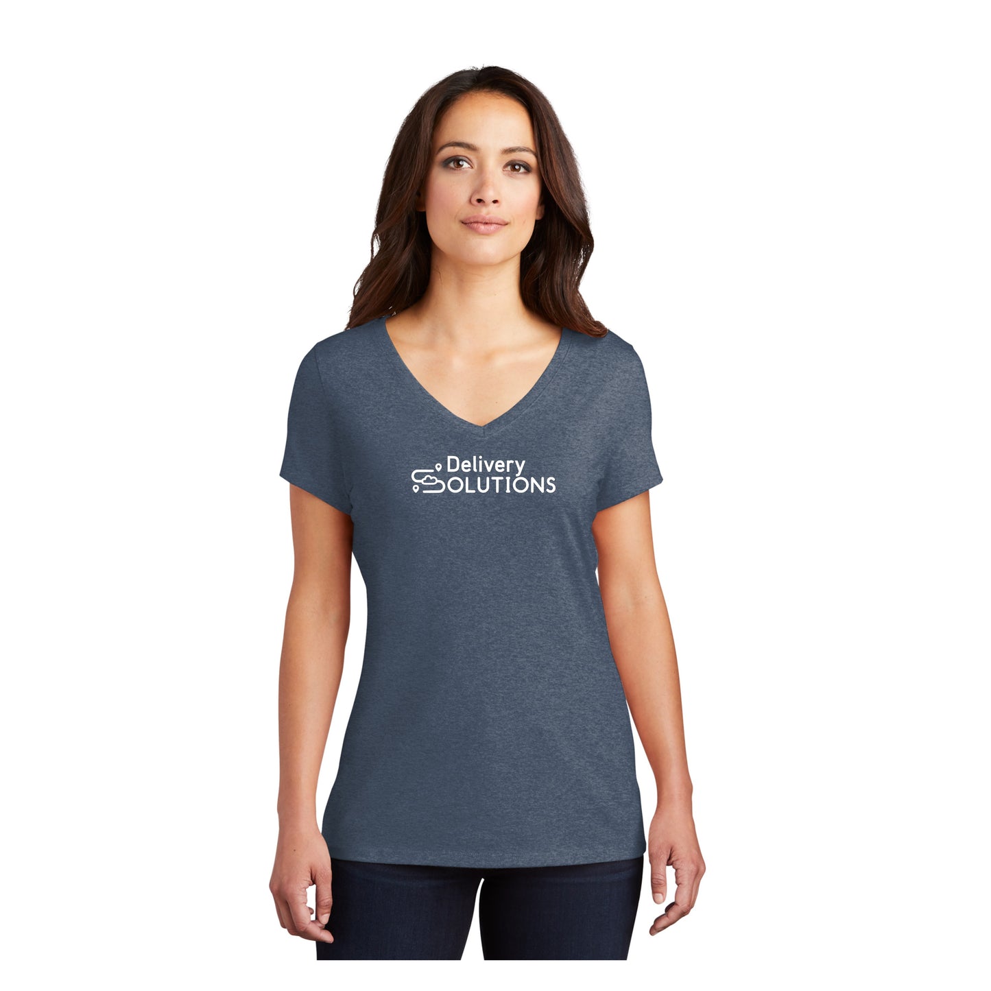 Ladies - Perfect Tri ® V-Neck Tee - District (Delivery Solutions)
