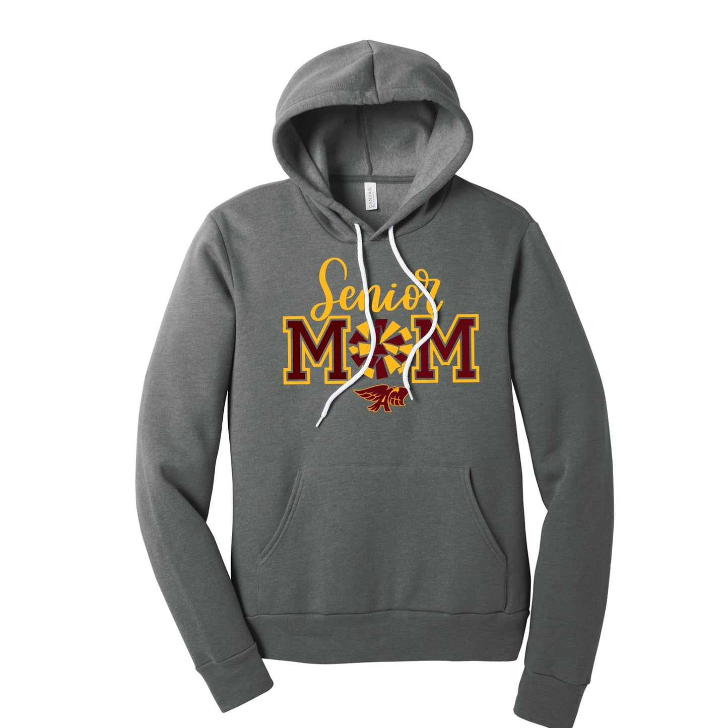 Senior Mom Hawk Cheer (6 Apparel Choices)