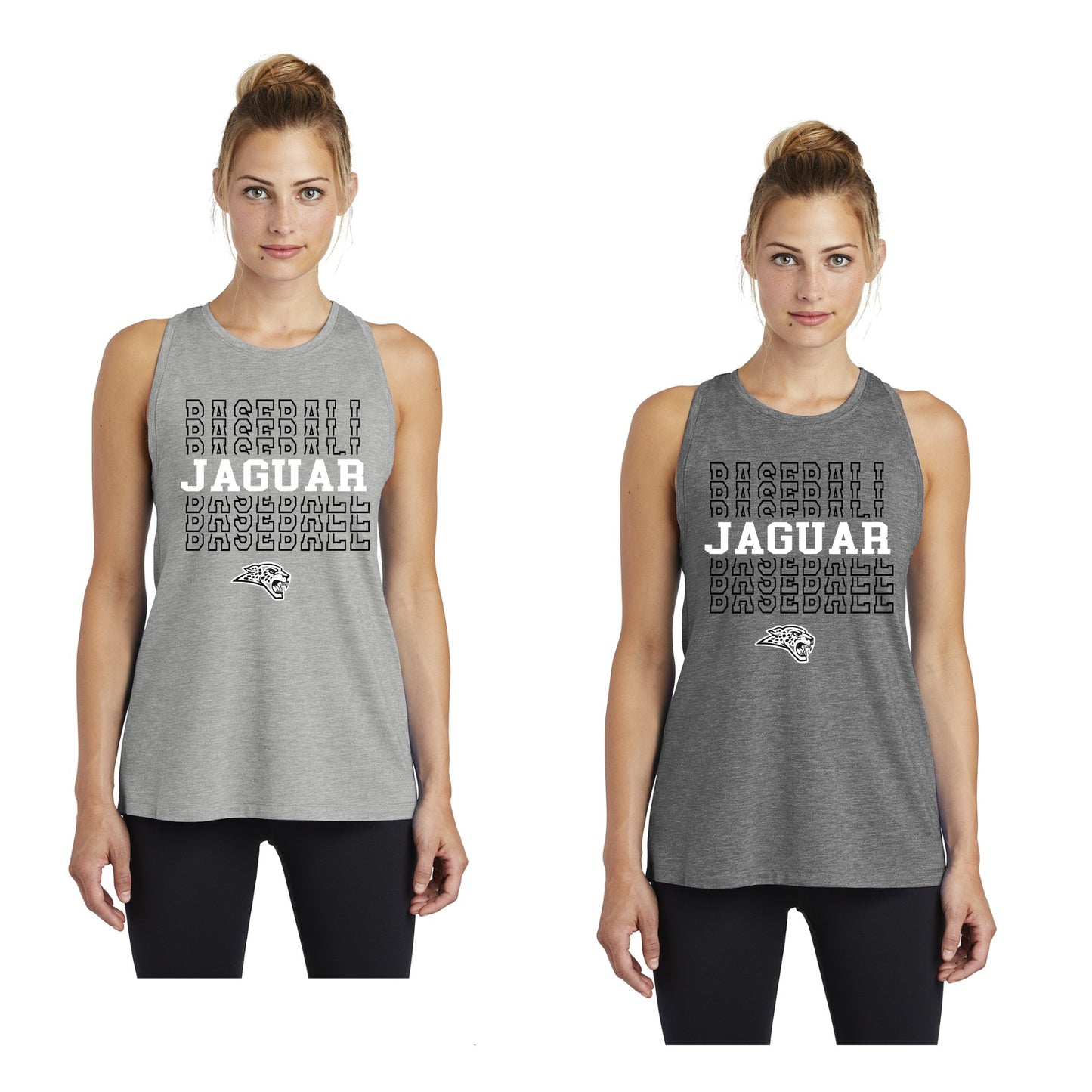Centennial Jaguars Baseball - Ladies PosiCharge® Tri-Blend Wicking Tank