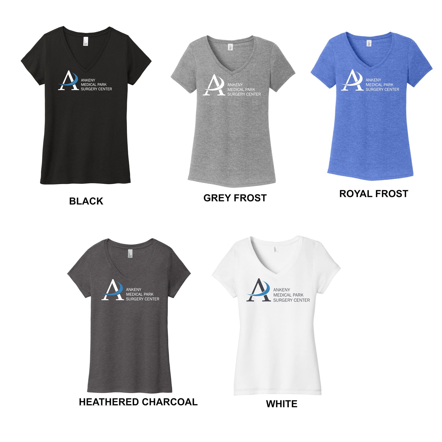 Ladies - V-Neck Perfect Blend Tee (Ankeny Medical Park)