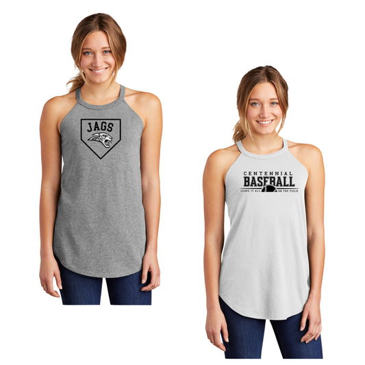 Ladies - Perfect Tri ® Rocker Tank - (Centennial Jaguar Baseball)