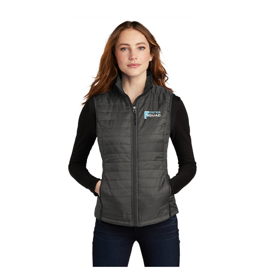 Ladies - Port & Co Puffy Vest (Foster Squad)