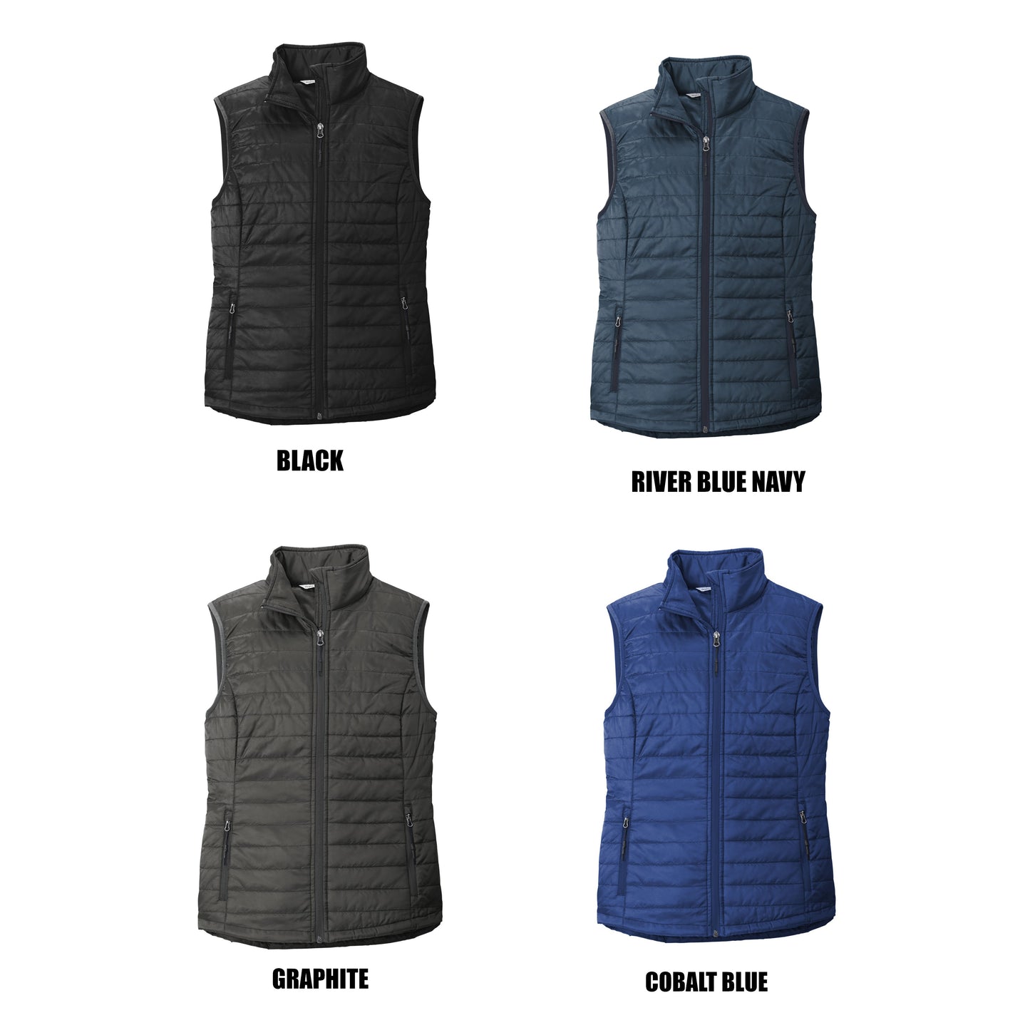 Ladies - Port & Co Puffy Vest (Foster Squad)