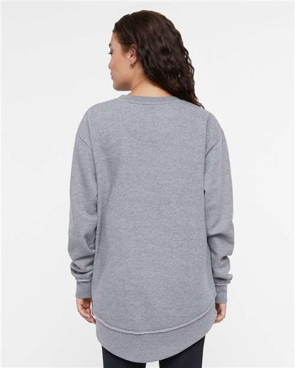 Ladies - Weekend Fleece Crewneck Sweatshirt (Sequin Soccer Patch)