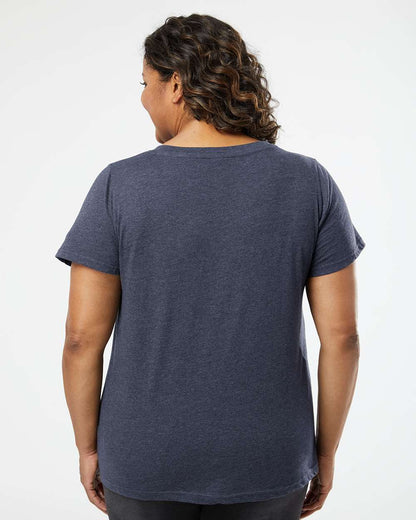 Ladies -LAT Curvy Fine Jersey V-Neck Tee - (Foster Squad)