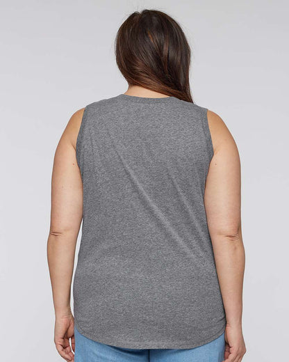 Women's - Curvy Relaxed Jersey Tank - (Cost Cutters)