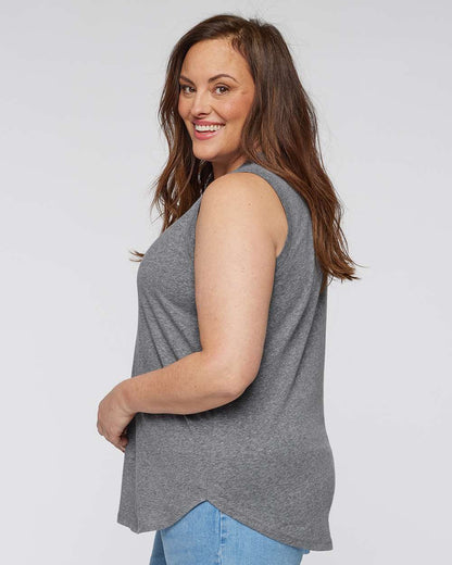 Women's - Curvy Relaxed Jersey Tank - (Cost Cutters)