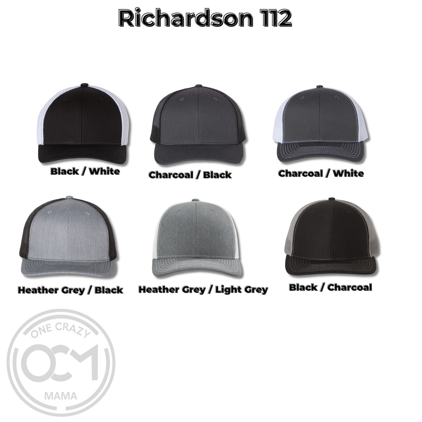 Adult - 112 Richardson Snapback Tucker Hat (AJF)
