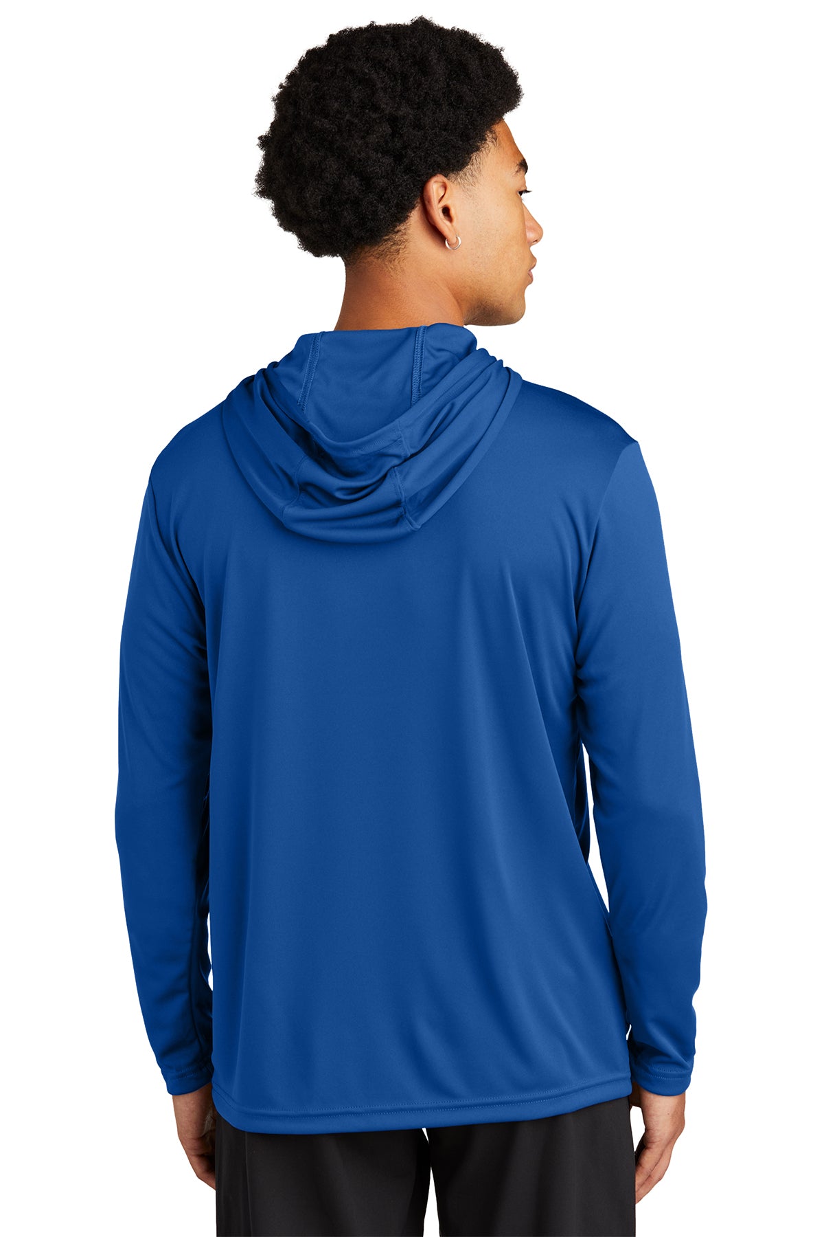 Adult & Youth - Sport Tek Performance Hooded LS Tee (Ankeny Mustangs Baseball)
