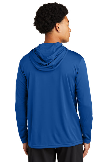 Adult & Youth - Sport Tek Performance Hooded LS Tee (Ankeny Mustangs Baseball)