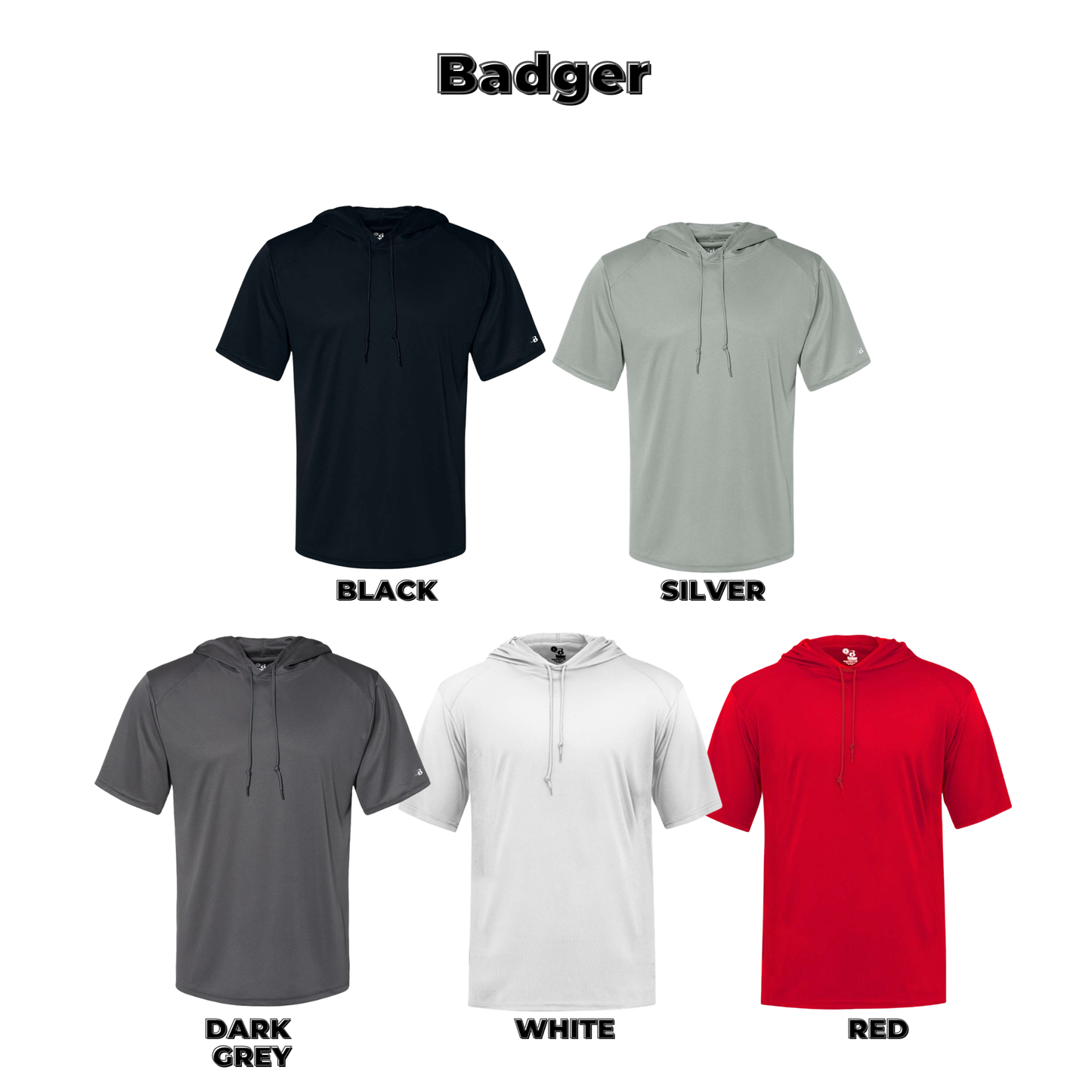 Adult - Badger Poly Hooded Tee (Iowa Energy Baseball)
