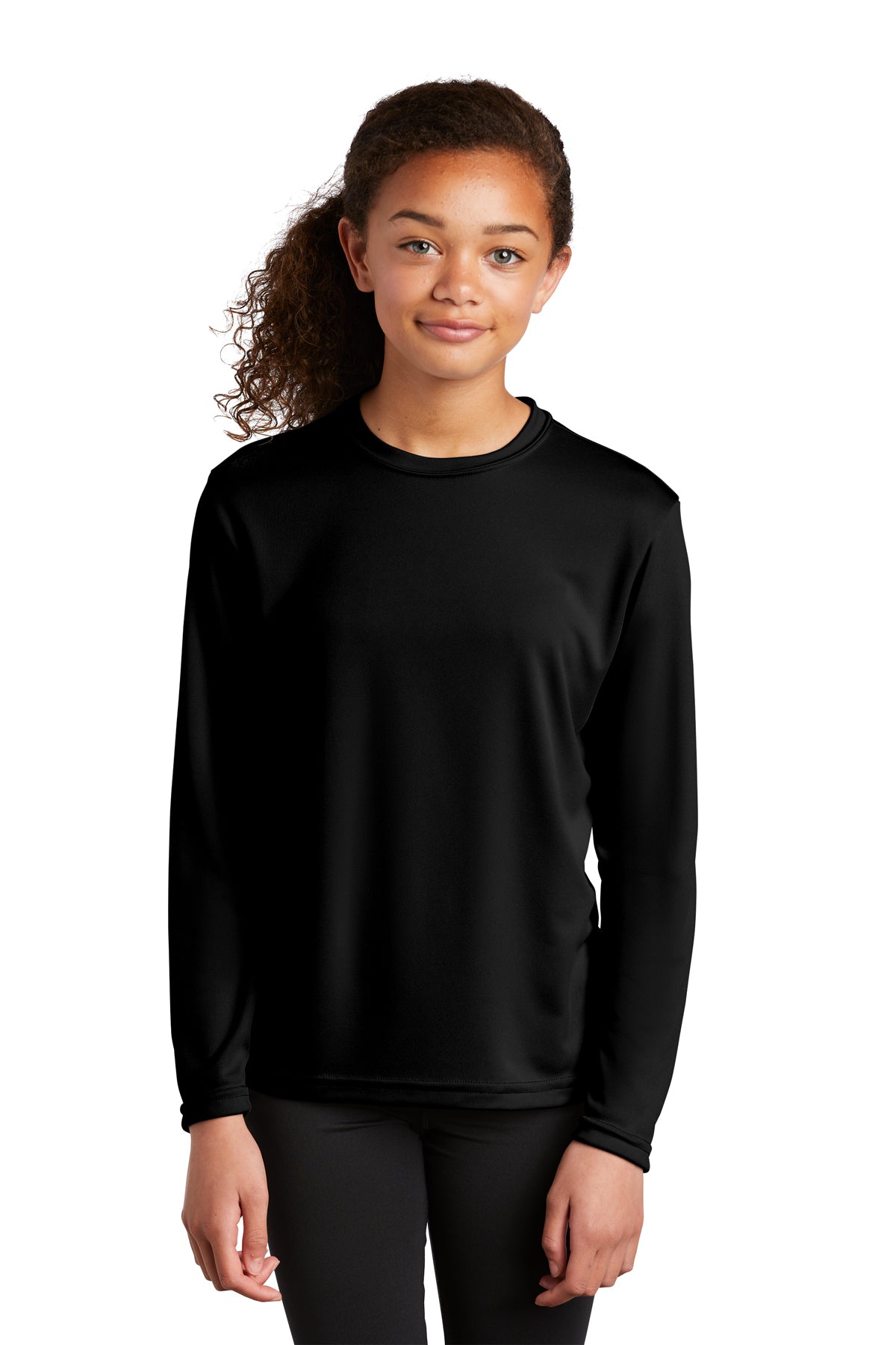 Adult & Youth - Sport Tek Polyester Long Sleeve Tee (Iowa Energy Baseball)