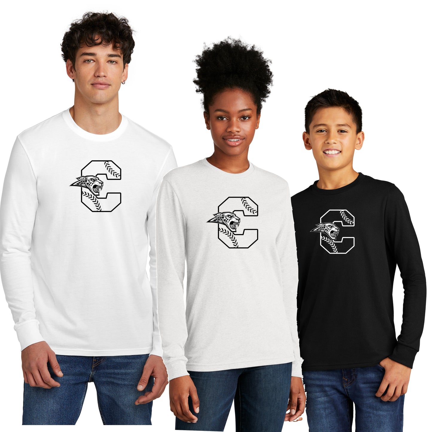 Adult & Youth - Unisex Long Sleeve Cotton/Poly Tee-  (ACHS Baseball 2024)