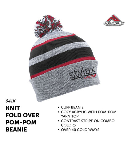 Knit Pacific Pom Beanie (Ankeny Rugby)