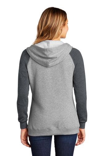 Ladies -District Lightweight Fleece Hooded Pullover (Fusion Elite)
