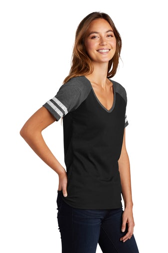 Ladies - District Vneck Tee - (Ankeny Medical Park)