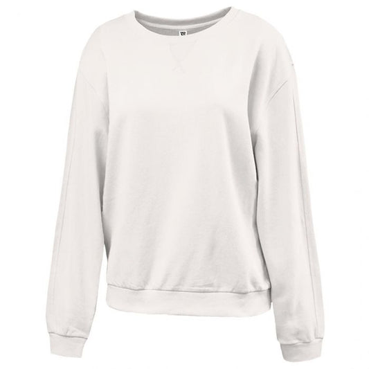 Ladies - Cross V Crewneck Sweatshirt - (Blank)