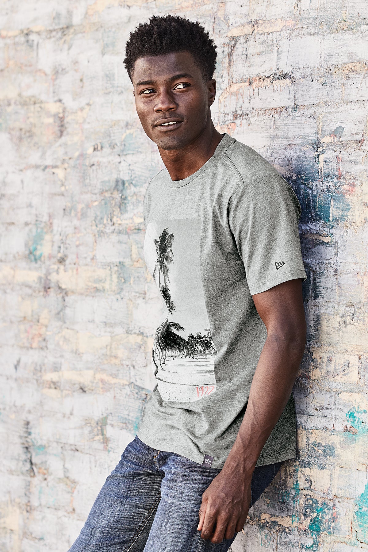 New Era - Hertitage Blend Crew Tee (Echelon)