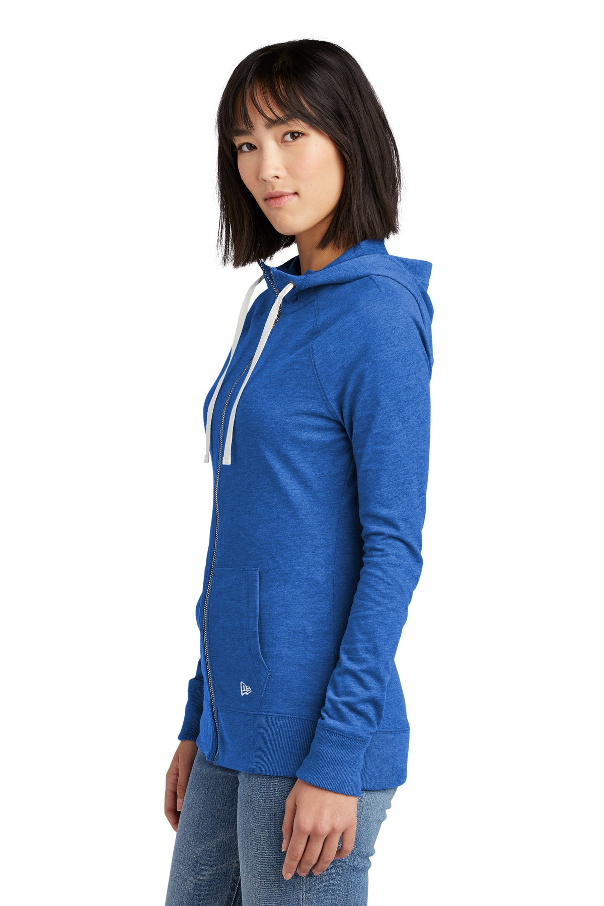 Ladies - New Era - Sueded Full Zip Hoodie (Echelon)