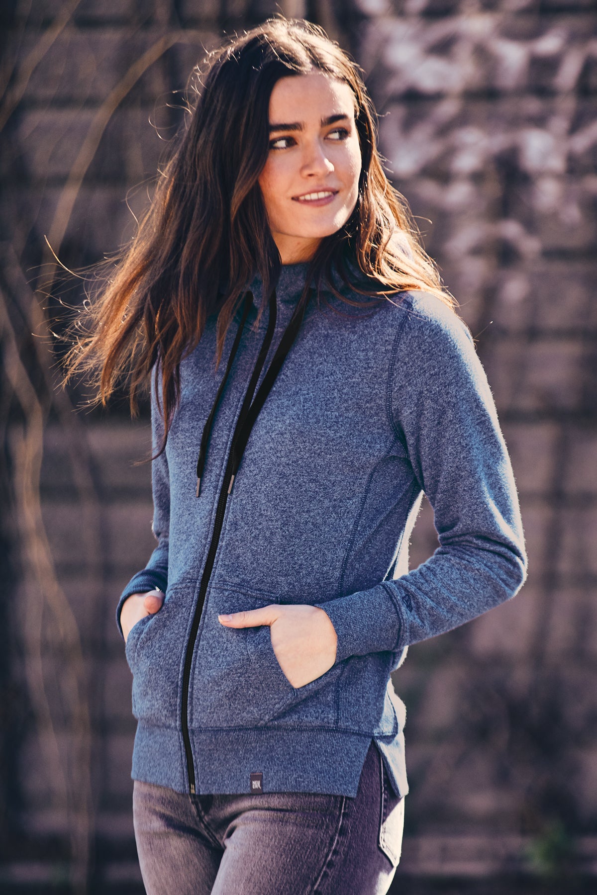 Ladies - New Era - French Terry Full Zip Hoodie (Echelon)