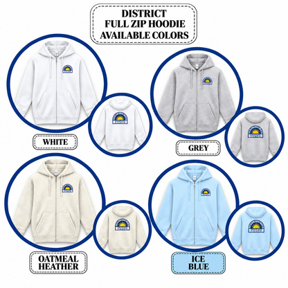 Adult - Full Zip Hoodie (Sunset Roller Rink)
