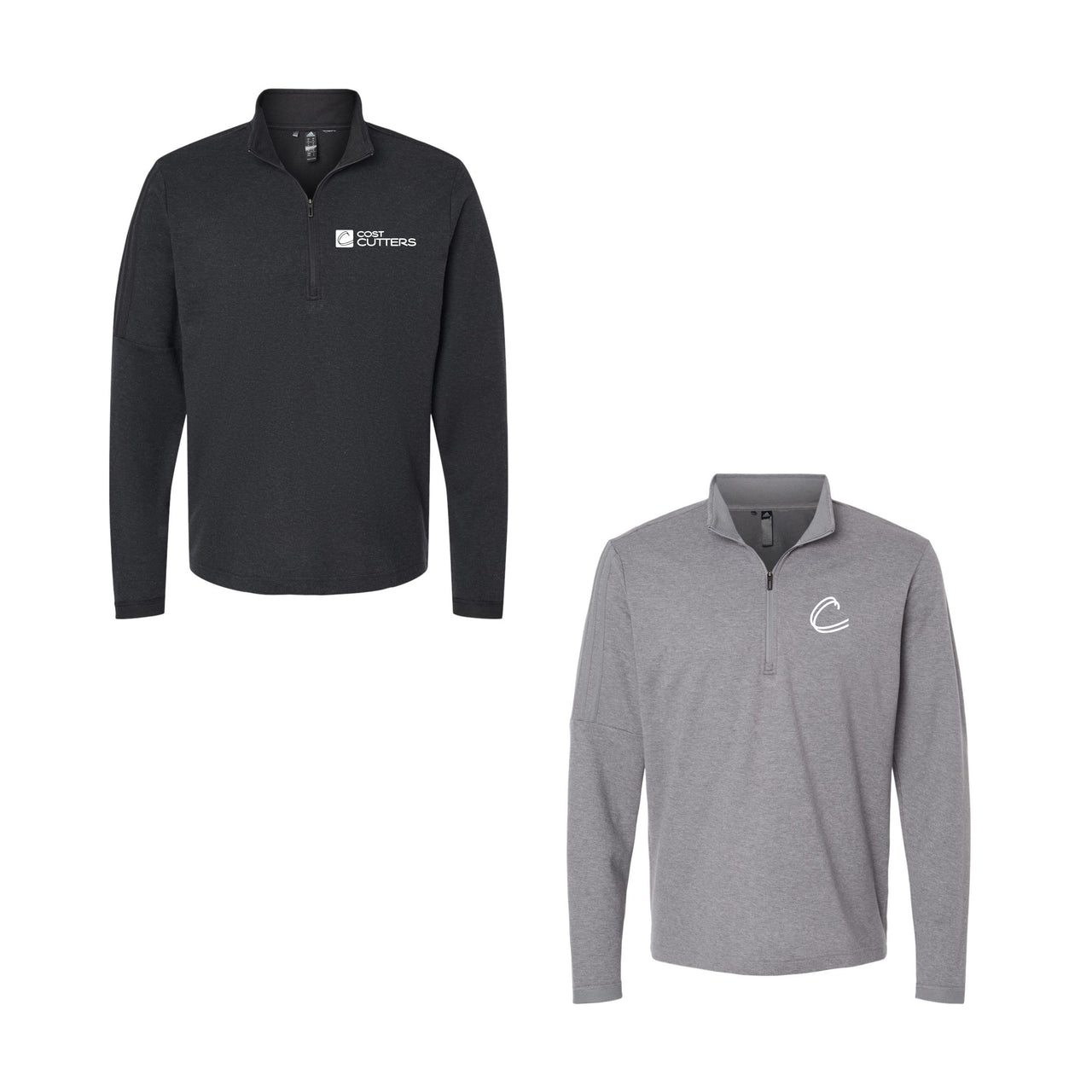 Adult -Adidas 3-Stripes Quarter-Zip (Cost Cutters)