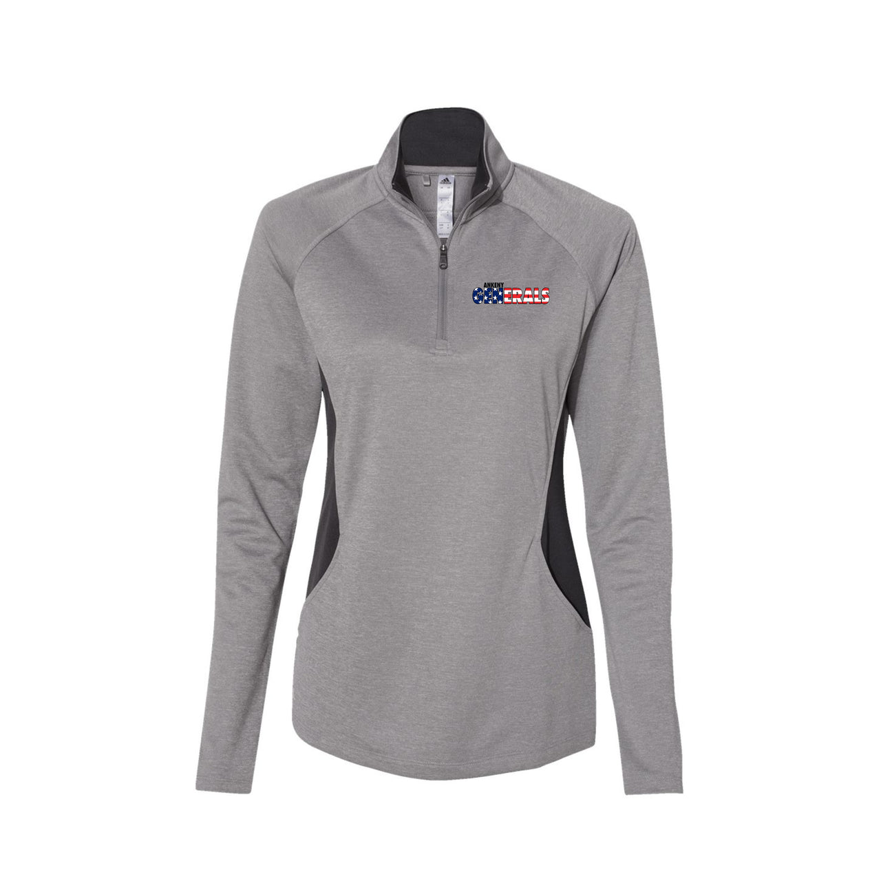 Ladies - Adidas 1/4 Zip - (Ankeny Generals Baseball)