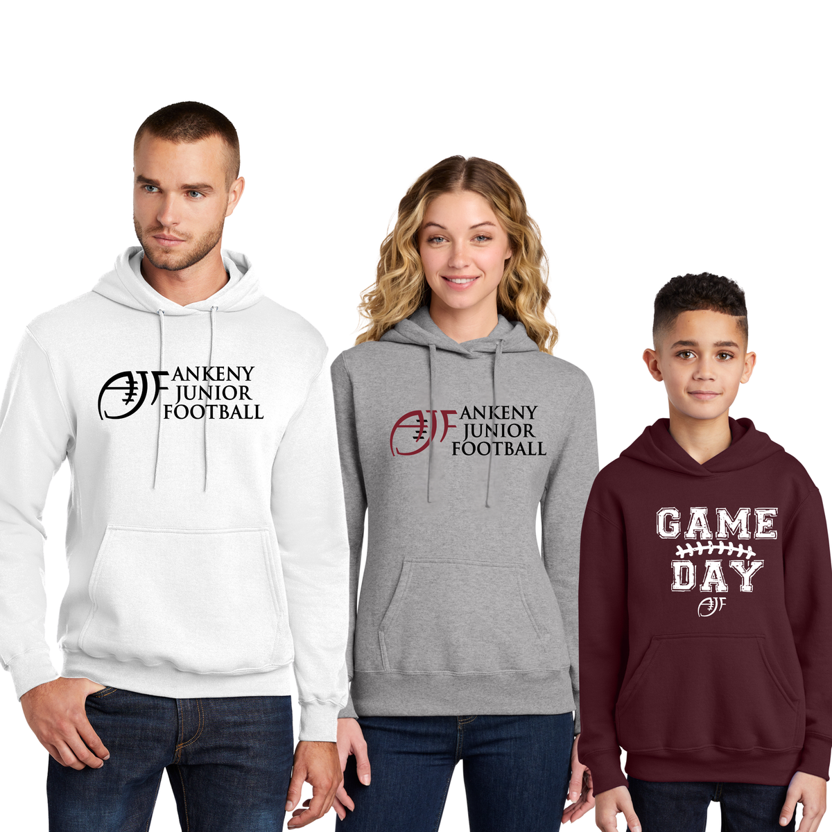 Adult, Ladies & Youth - Port & Co Fleece Hoodie - (AJF)