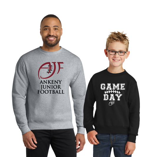 Adult & Youth - Port & Co Fleece Crewneck Sweatshirt- (AJF)