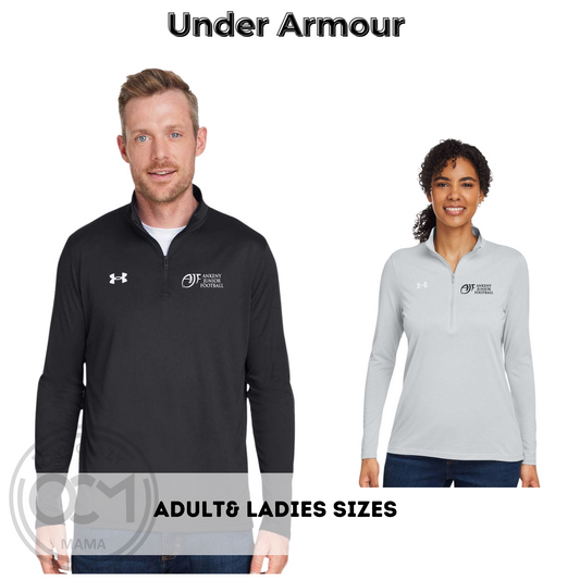 Adult & Ladies - Under Armour Performance 1/2 Zip (AJF)