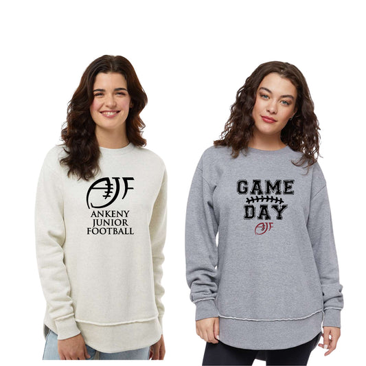 Ladies  -Weekend Fleece Crewneck Sweatshirt (AJF)