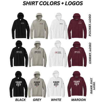 Adult & Ladies- Nike Club Pullover Fleece Hoodie - (AJF)